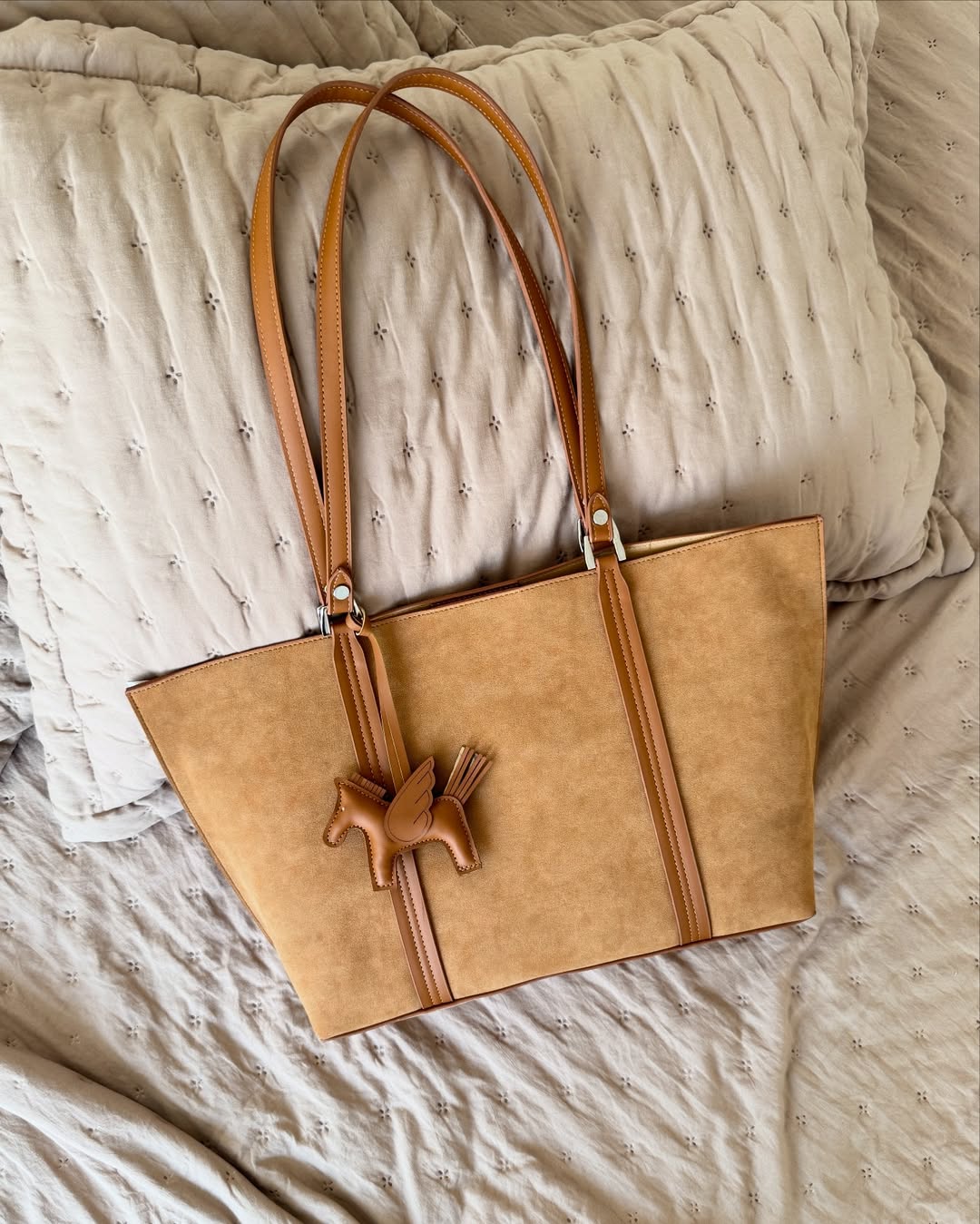 کیف بزرگ پارچه ای با بند دستی